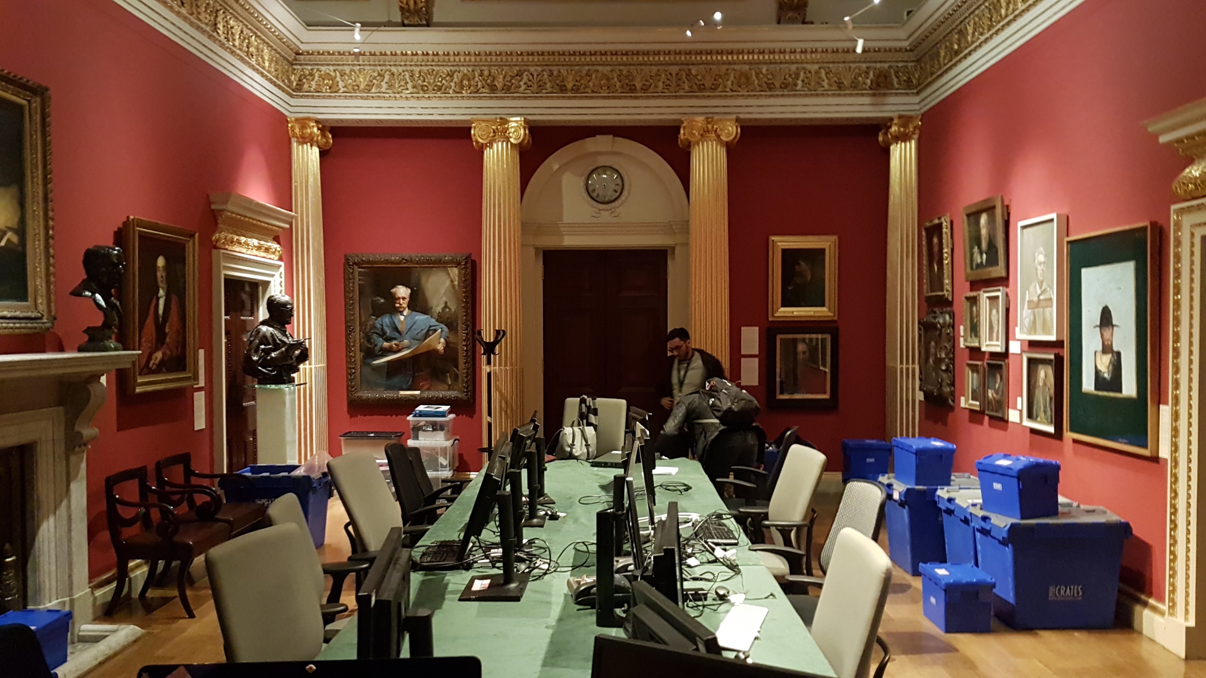 general assembly room at the RA