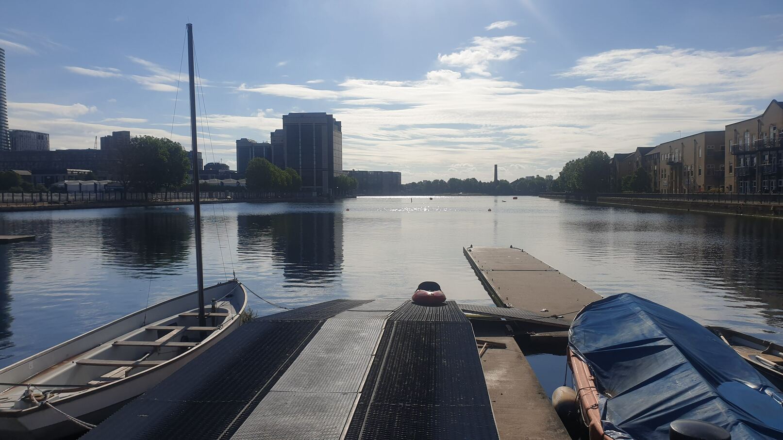 Milwall docks open water swim