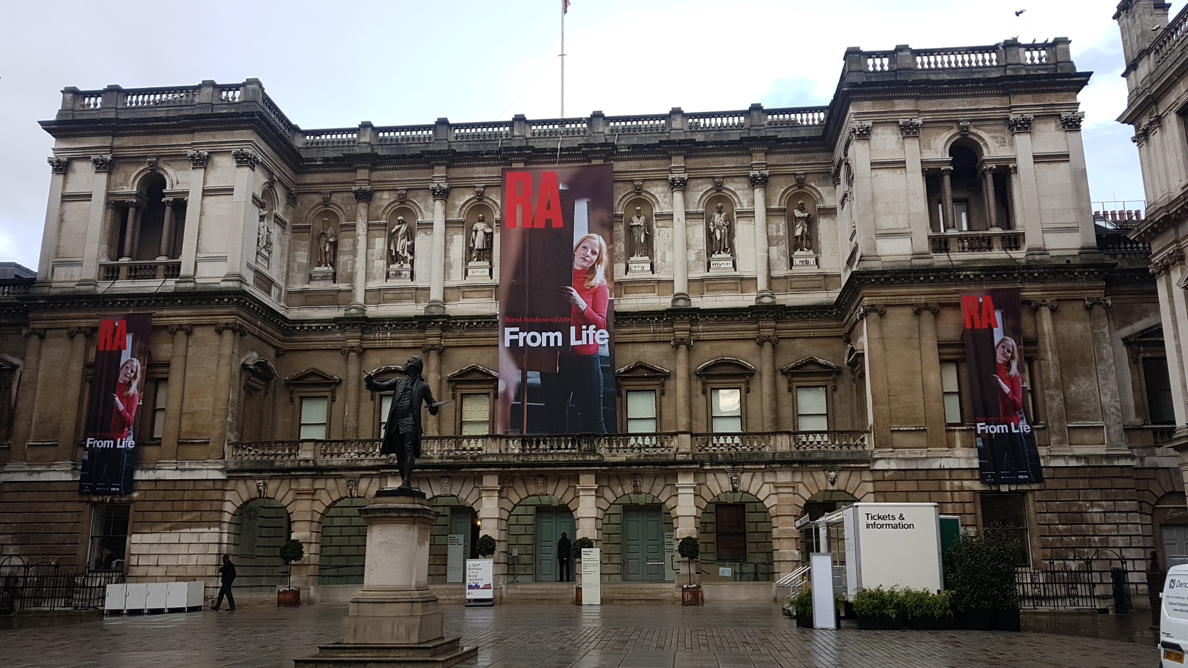 courtyard at the RA